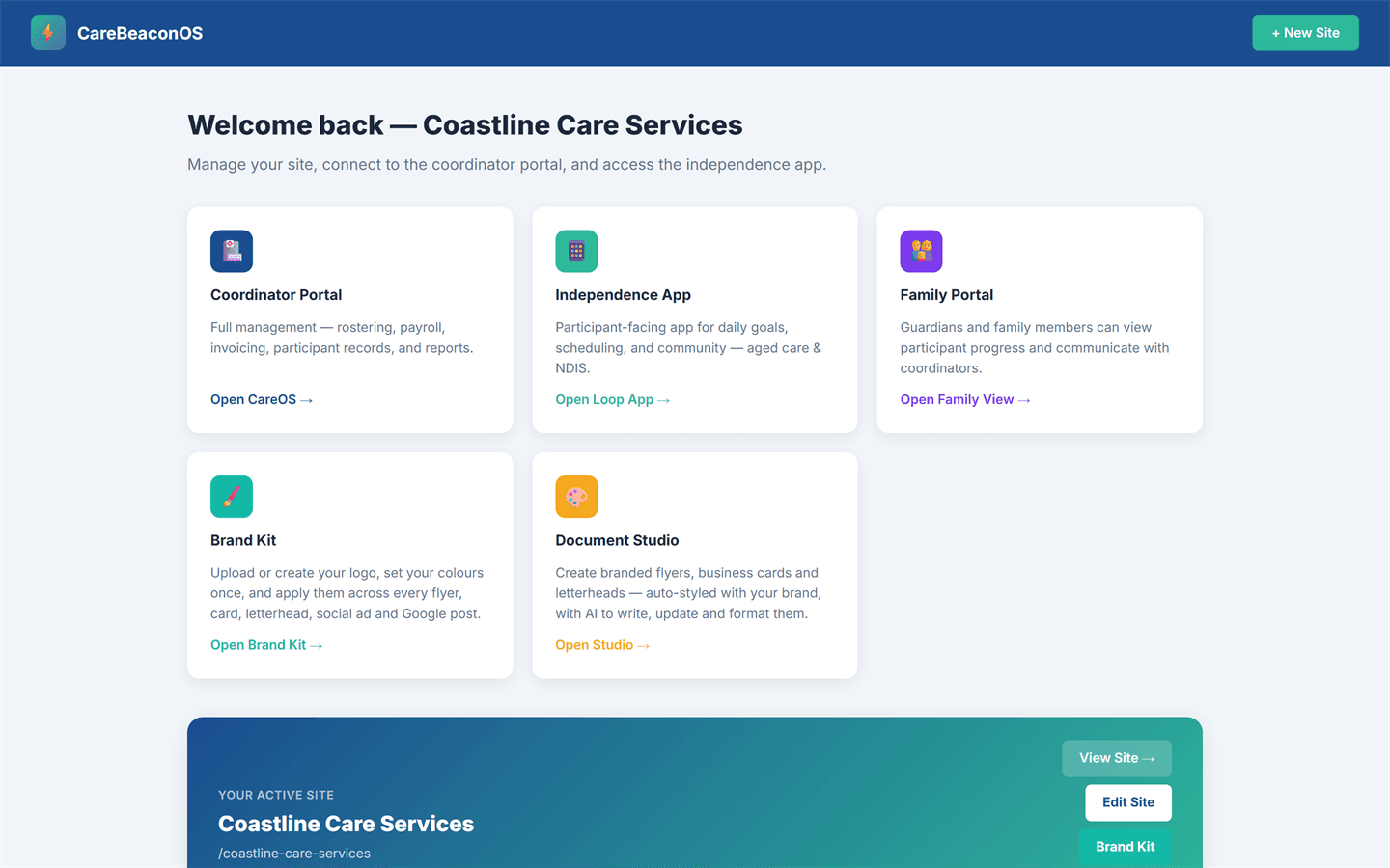 One dashboard